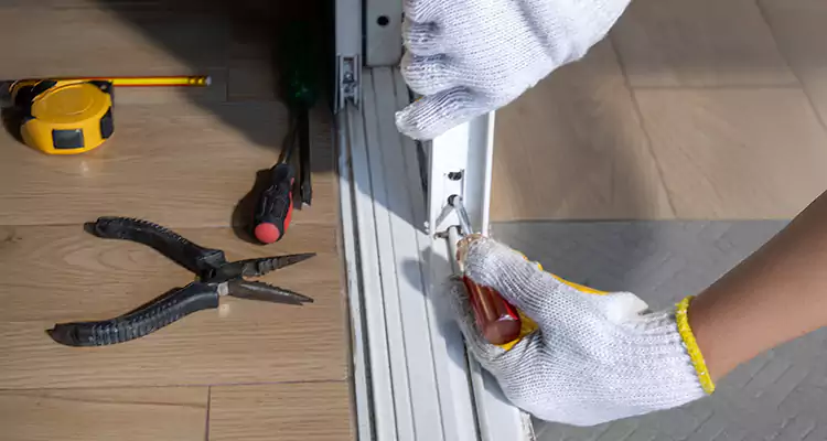 Backyard Sliding Door Track Repair in Stuart, FL